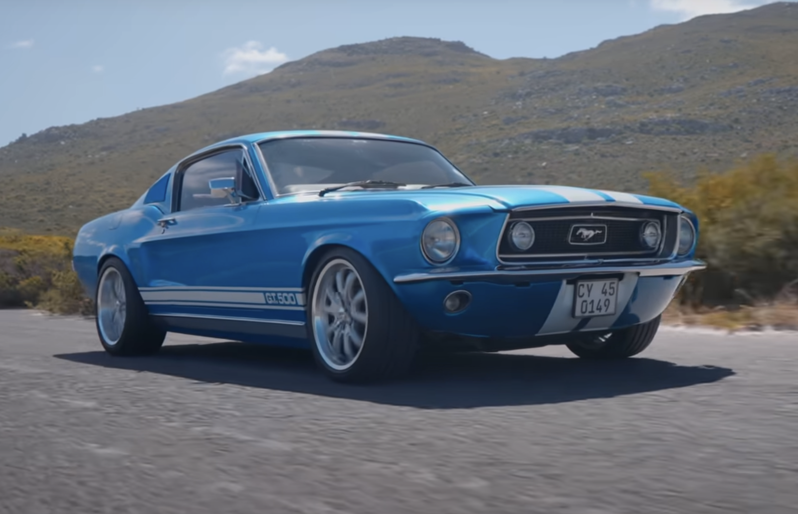 Ford Mustang with BMW M3 engine - front